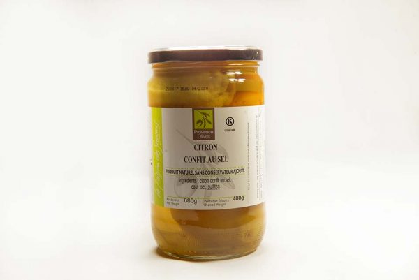 Citron confit au sel 400grs