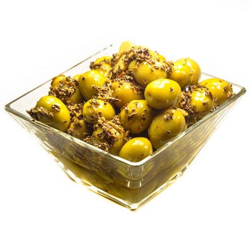 Olives Cassées basilic