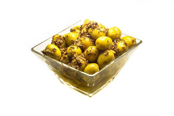 Olives Cassées basilic