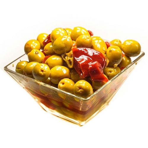 Olives Farcies Poivrons Pimentées