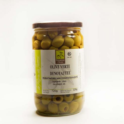 Olives vertes dénoyautées