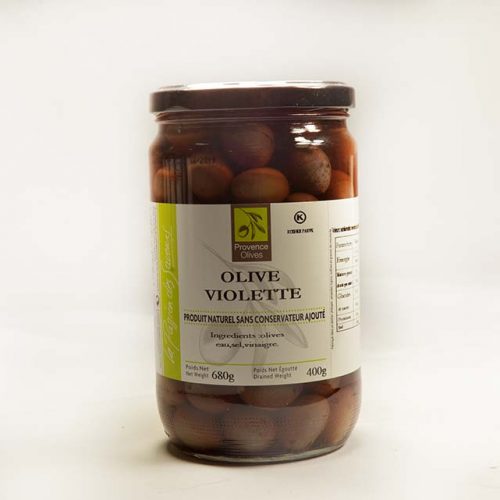 Olives violettes tailladées